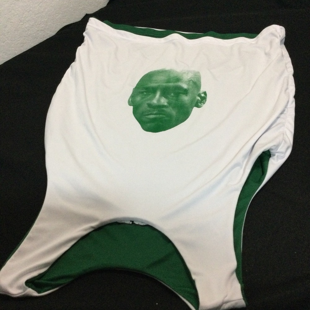 A4 Reversible Basketball Jersey Mens Medium GreenWhite 88 Skate Court Killerz MJ